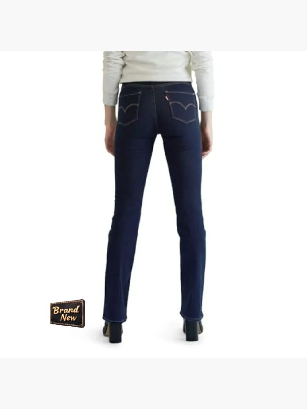 High Rise Bootcut Jeans - Slim Through Hip & Thigh